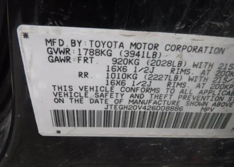 JTEGH20V426008886